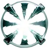Grille phonocar ronde en aluminium pour woofer de ø 270 mm ref. 03026