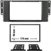 Entretoise 2 din phonocar pour autoradio