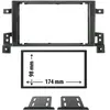 Entretoise 2 din phonocar pour autoradio