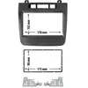 Entretoise 2 din phonocar pour autoradio