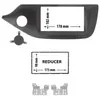 Entretoise 2 din phonocar pour autoradio
