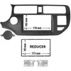 Entretoise 2 din phonocar pour autoradio