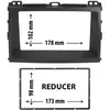 Entretoise 2 din phonocar pour autoradio