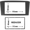 Entretoise 2 din phonocar pour autoradio