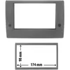 Entretoise 2 din phonocar pour autoradio