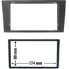 Entretoise 2 din phonocar pour autoradio