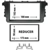 Entretoise 2 din phonocar pour autoradio