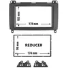 Entretoise 2 din phonocar pour autoradio