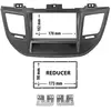 Entretoise 2 din phonocar pour autoradio