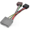 Câble d'alimentation électrique phonocar avec connecteur iso pour ford...