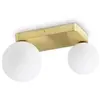 Ideal Lux Penta Plafonnier Globe À 2 Lumières Laiton
