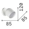Ideal lux, Applique + plafonnier, Applique murale DODO GX53 dimmable b...