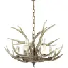 Ideal Lux Chalet - Lustre À 6 Ampoules, Brun Clair, E14