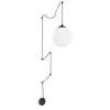 Ideal Lux Boa - Plafonnier À 1 Ampoule Globe Noir, E27