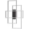 IDEAL LUX Applique Murale Led Décorative Intégrée Noire, 3000k