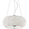 Ideal Lux Pasha' - Suspension À 6 Ampoules Au Fini Chrome Avec Cristau...