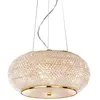 Ideal Lux - Pasha' - Pendentif à 6 ampoules or avec cristaux, E14