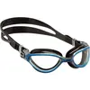 Cressi Thunder Lunettes de Natation Mixte Adulte, Noir/Blanc/Blau Lentilles Transparentes, Taille Unique
