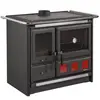 Nordica Extraflame Cuisinière à bois 11kw noir anthracite - ROSAXXL.16...