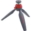 Manfrotto PIXI Mini (Métal), Trépied, Rouge, Gris