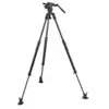 Manfrotto Nitrotech 608, Fast Single, Carbon (Métal), Trépied, Noir