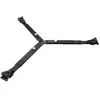 Manfrotto 165MV Base a Stella per Treppiede Video con Doppio Puntale, in Alluminio, Nero