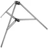 Manfrotto 032Base Accessorio per Fondali Serie Autopole Base di Sostegno in Alluminio, Argento