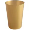 Lot de 10 Gobelets plastique rigide 23cl Or