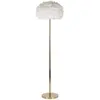 MAURO FERRETTI LAMPADAIRE SLIM PLUMES BLANC CM d. 43X170