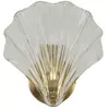 Applique murale en verre Shell 20 x 14 x 22 cm