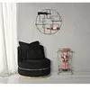 Fauteuil rond en tissu Paris 84 x 72 cm