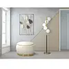 MAUROFERRETTI Lampadaire - GLAMY - Métal Doré et Noir - 5 Ampoules - Design Contemporain - Intérieur