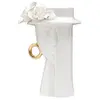 Vase en porcelaine blanc 15x133x235 cm