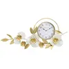 Horloge avec fleurs décoratives en métal Flow 92.5 x 8 x 45.5 cm