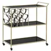 MAUROFERRETTI Chariot à cordes noir cm 79X39,5X82