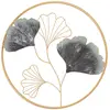 Wall Iron Panel Flower Simple Cm Ø 45,5x3,5