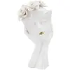 Vase en porcelaine blanc 165x14x273 cm