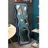 Miroir Mural en Velours Emily 160cm Bleu