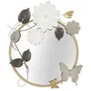 Miroir mural en métal multicolore 749x7x66 cm