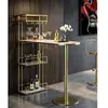 Comptoir de Bar Luxy 150cm Or & Blanc