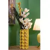 Vase Design Drop 33cm Jaune