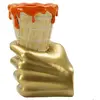 Vase en forme de cornet de glace Mauro Ferretti - Multicolore - 125x11...