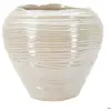 Vase Mauro Ferretti Perly Round - Beige - 22x20 cm