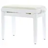 QUIKLOK PB010WHS Piano Bank   Verstelbaar 480-570 mm, Fluwelen Zitting...