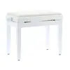 QUIKLOK PB010WH Piano Bank   Verstelbaar 480-570 mm, Fluwelen Zitting,...
