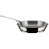 Alessi Pots&Pans Poêle en Acier Inoxydable 18/10 Argenté, Ø 28 cm