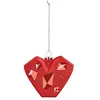 Alessi Alessi - Boule Coeur- Amore Al Cubo - Verre soufflé  - Rouge