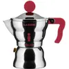 Alessi Percolator Moka - AAM33/1 R - 1 kops - rood - door Alessandro Mendini