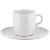 Alessi ITSUMO Espressokopje met Schotel 85 ml - Wit porselein