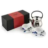 Alessi Cha Theeketel met 2 Theekoppen en Schotels - 900 ml - RVS - Por...